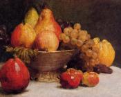 Bowl of Fruit - 亨利·方丹·拉图尔